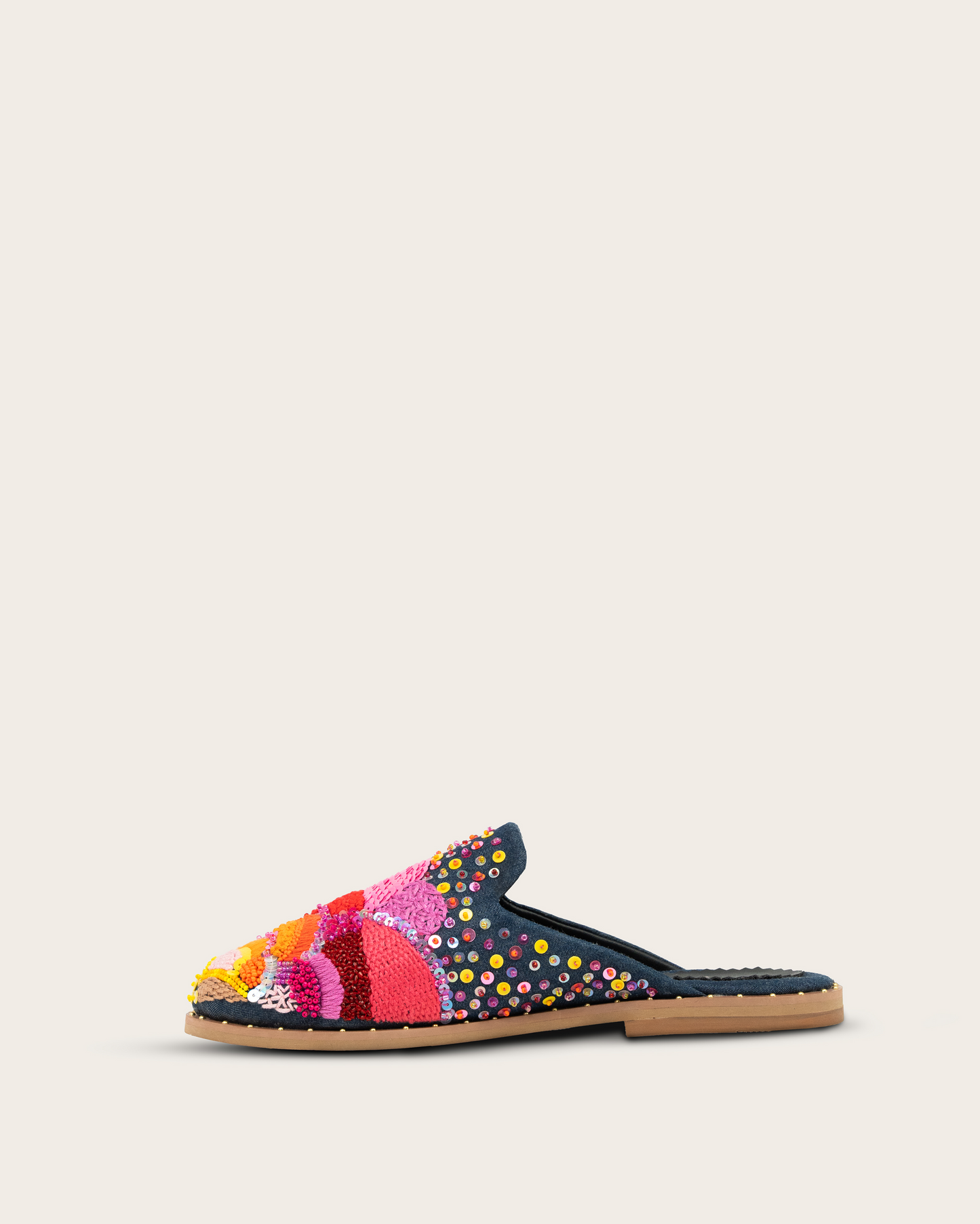 EMBELLISHED MULES