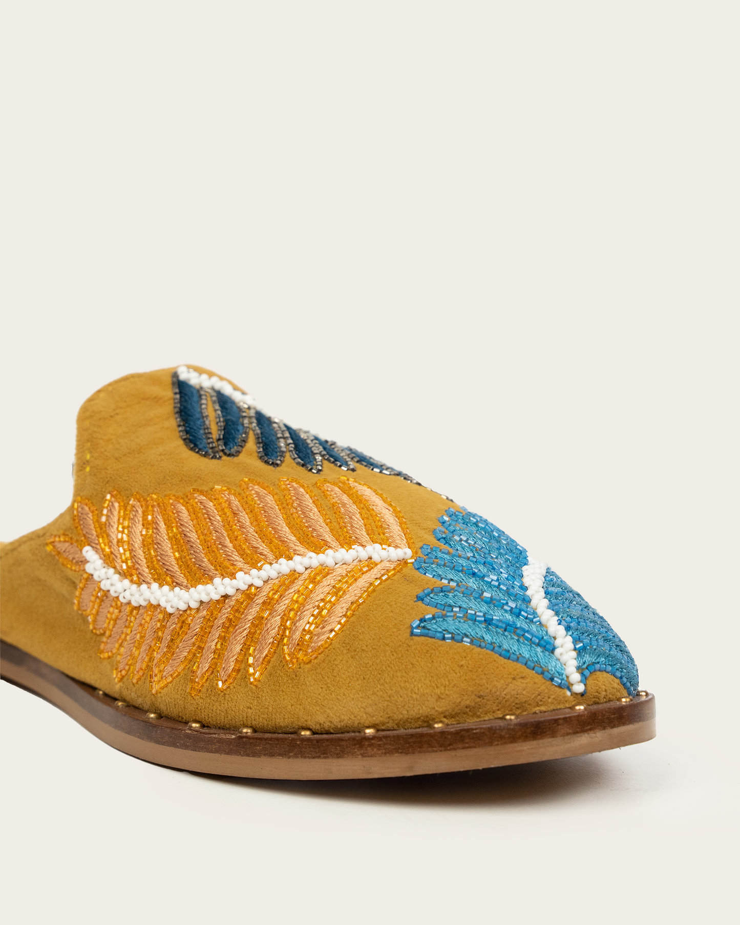 LEAF PATTERN MULES