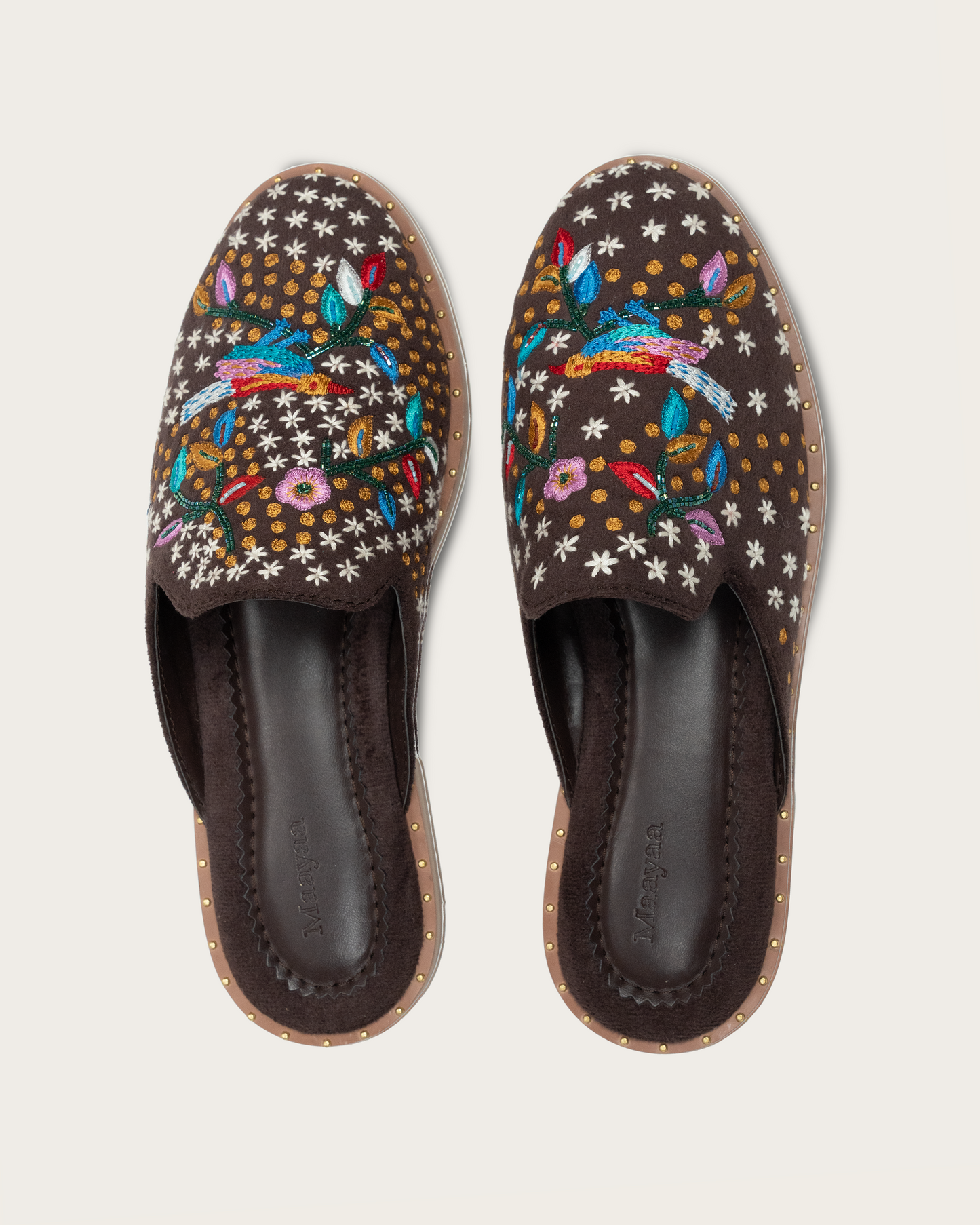 EMBROIDERED MULES