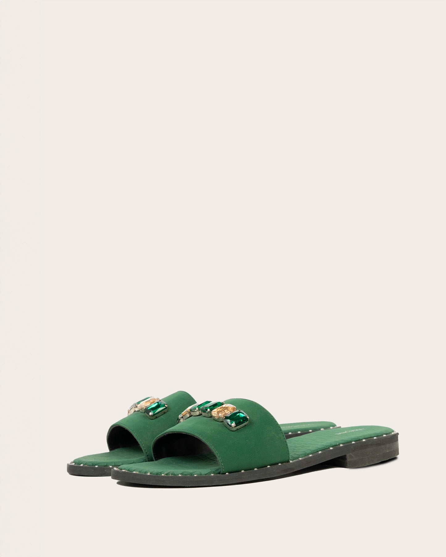 MATT FAUX EMBELLISHED SLIDERS