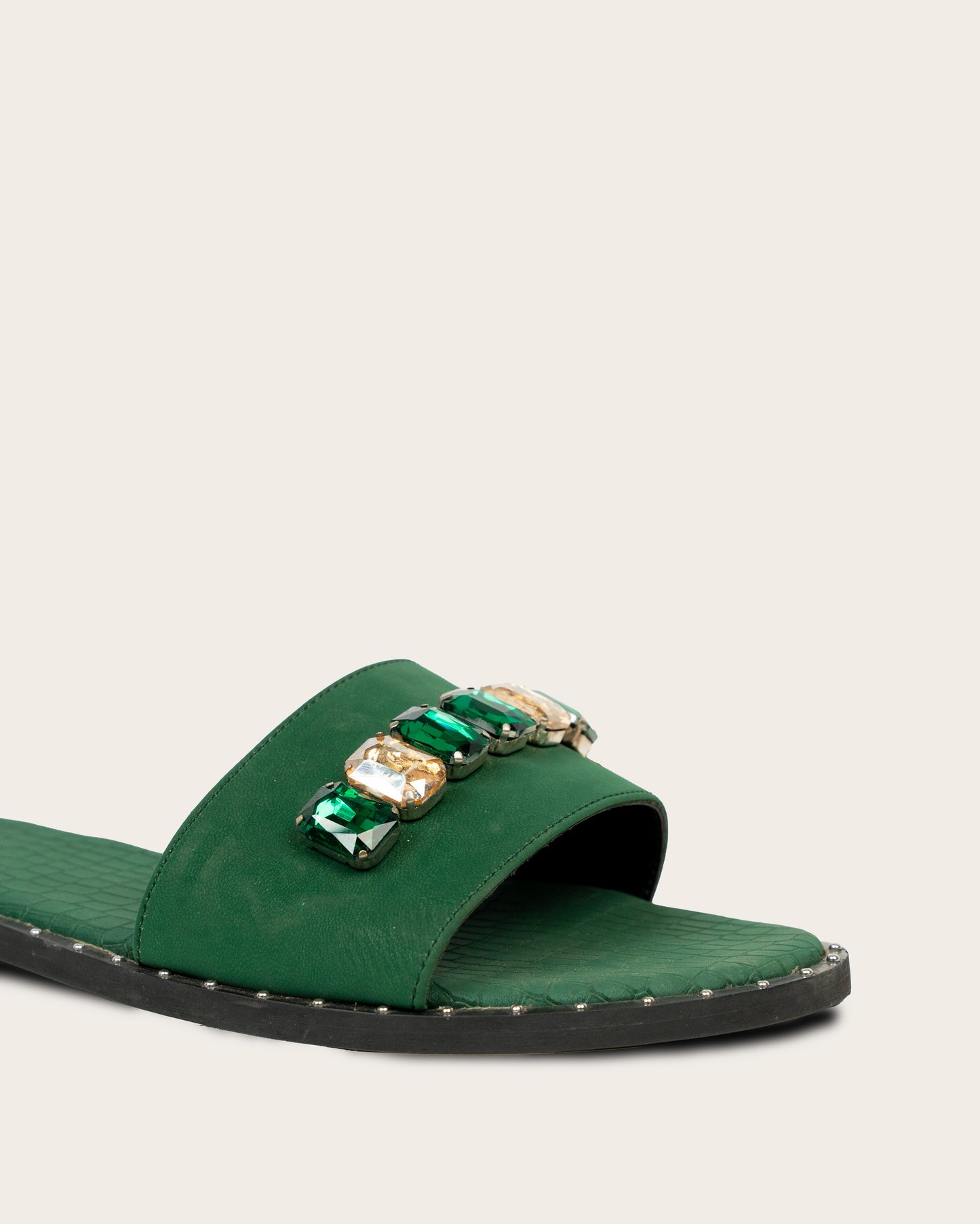MATT FAUX EMBELLISHED SLIDERS