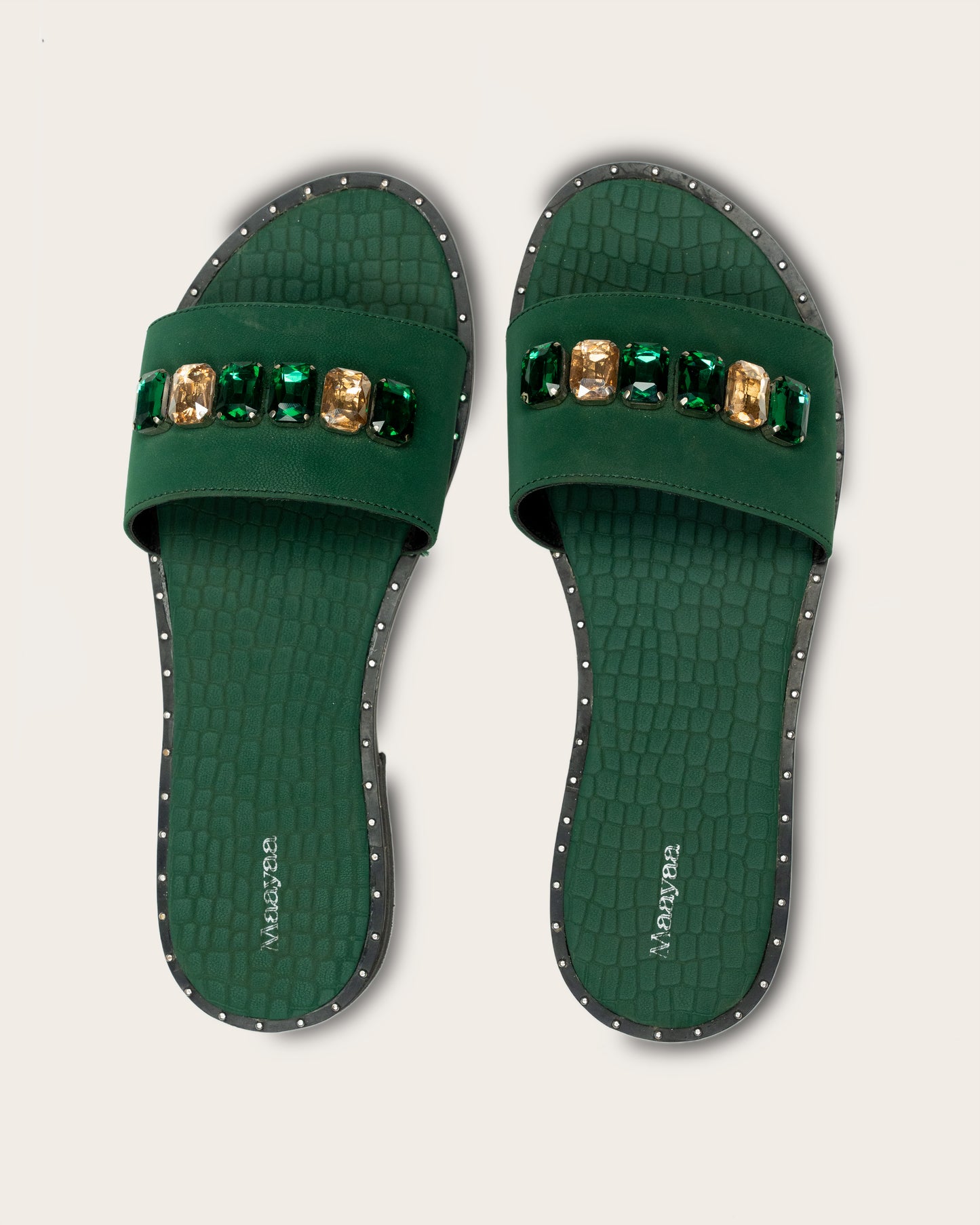 MATT FAUX EMBELLISHED SLIDERS