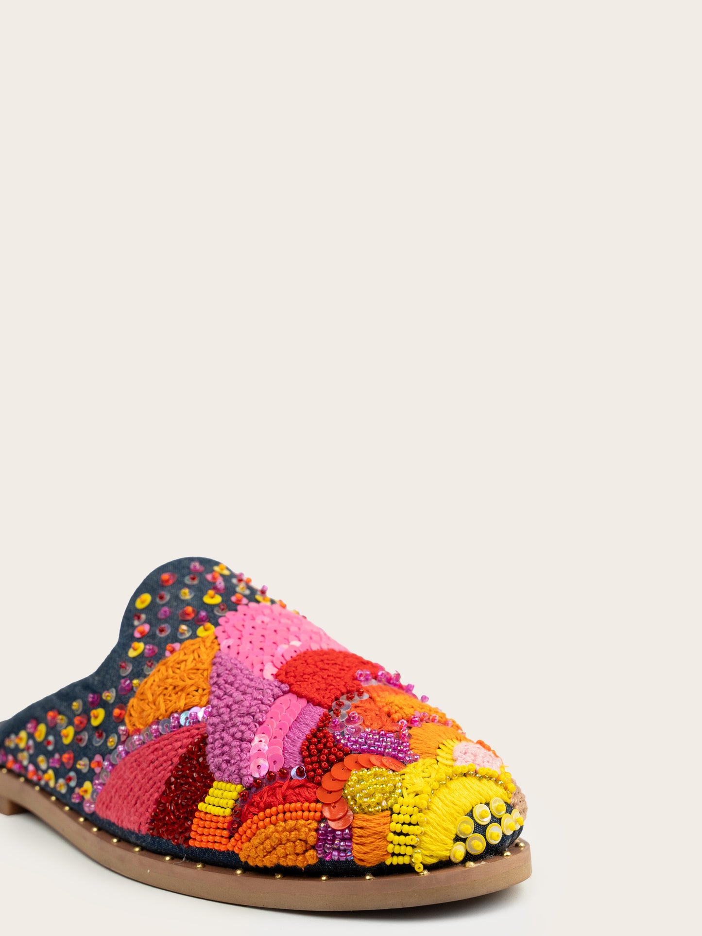 EMBELLISHED MULES