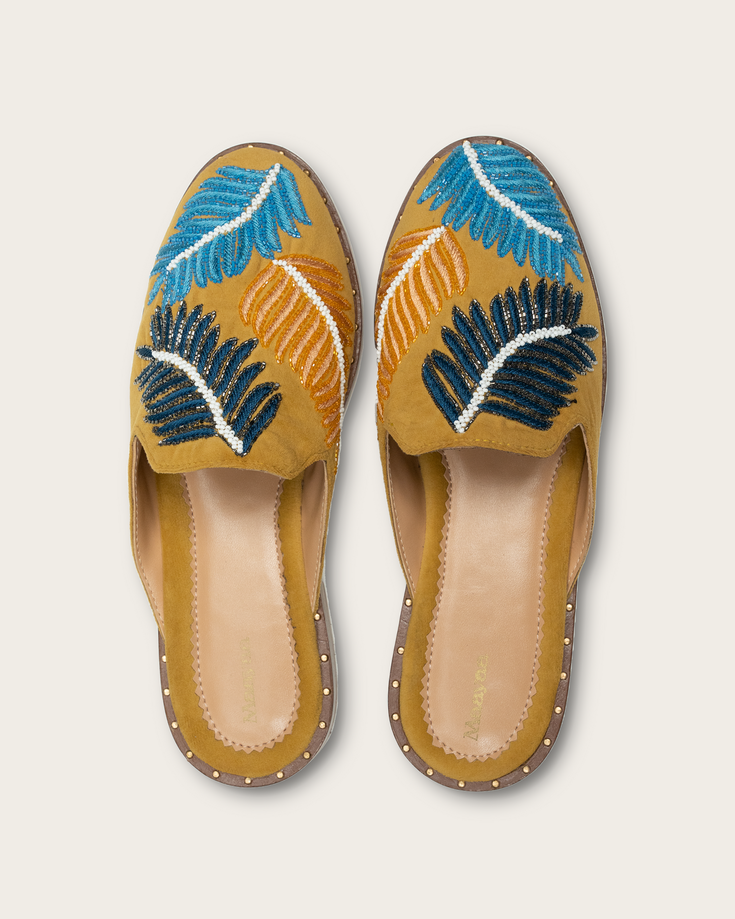 LEAF PATTERN MULES