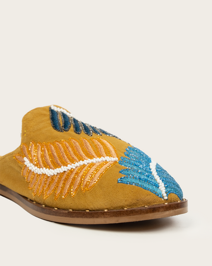 LEAF PATTERN MULES