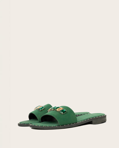 MATT FAUX EMBELLISHED SLIDERS